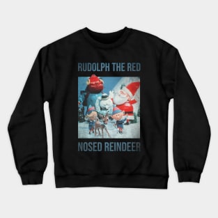 Rudolph The Red Nosed Reindeer retro Crewneck Sweatshirt